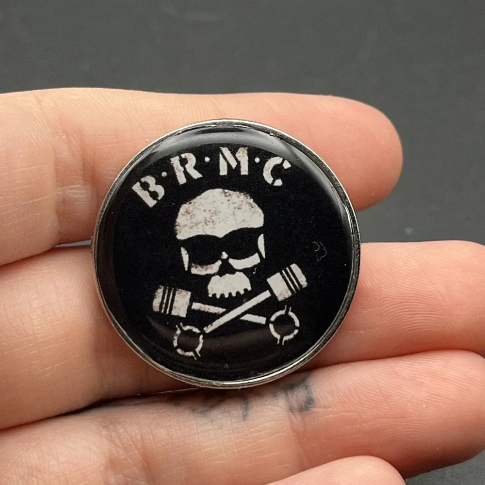 BRMC Black Rebel‎ Motorcycle Club Lapel Hat Pin